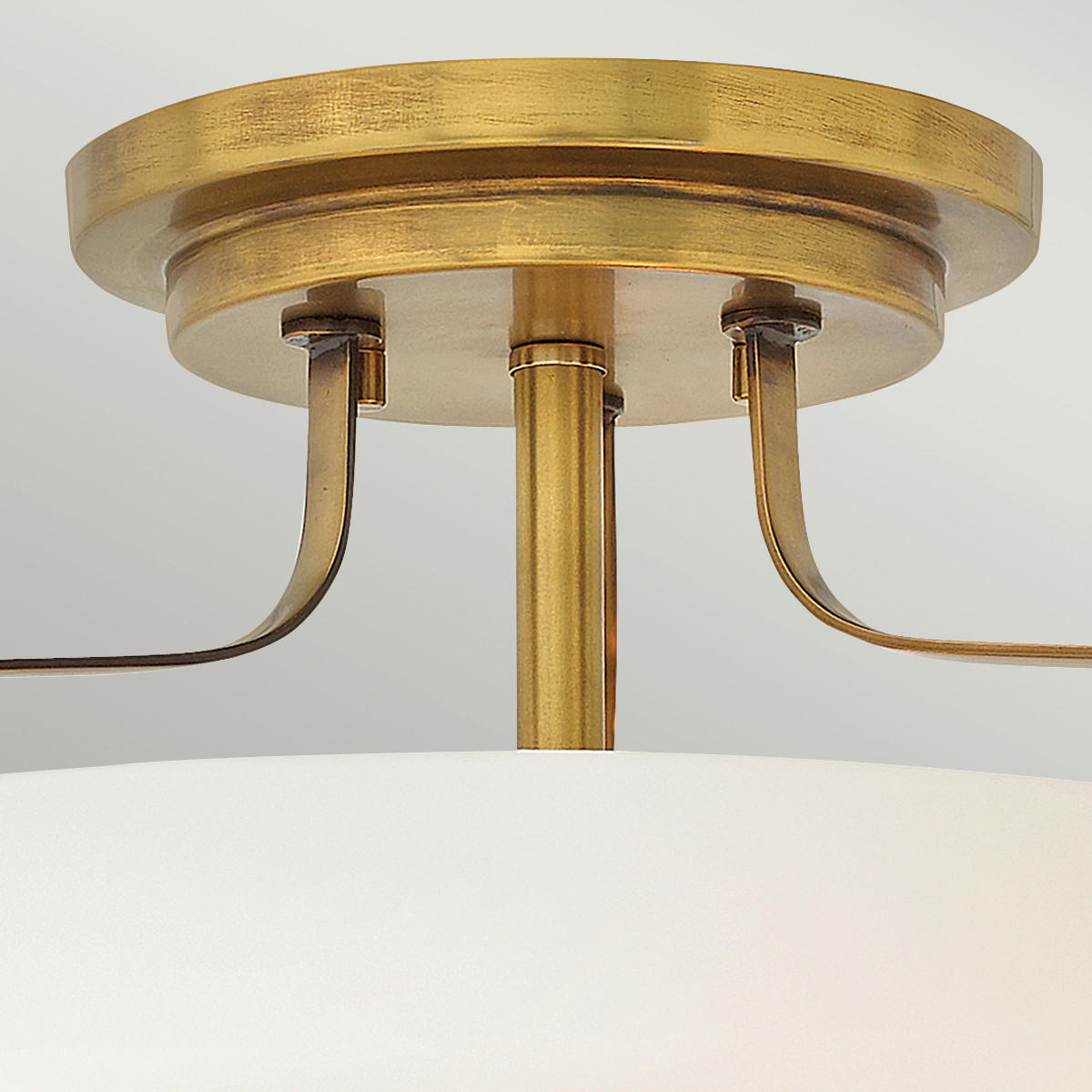 DECKENLEUCHTE  36.6/25.3 cm    - Messingfarben, Lifestyle, Glas/Metall (36.6/25.3cm) - Elstead Lighting