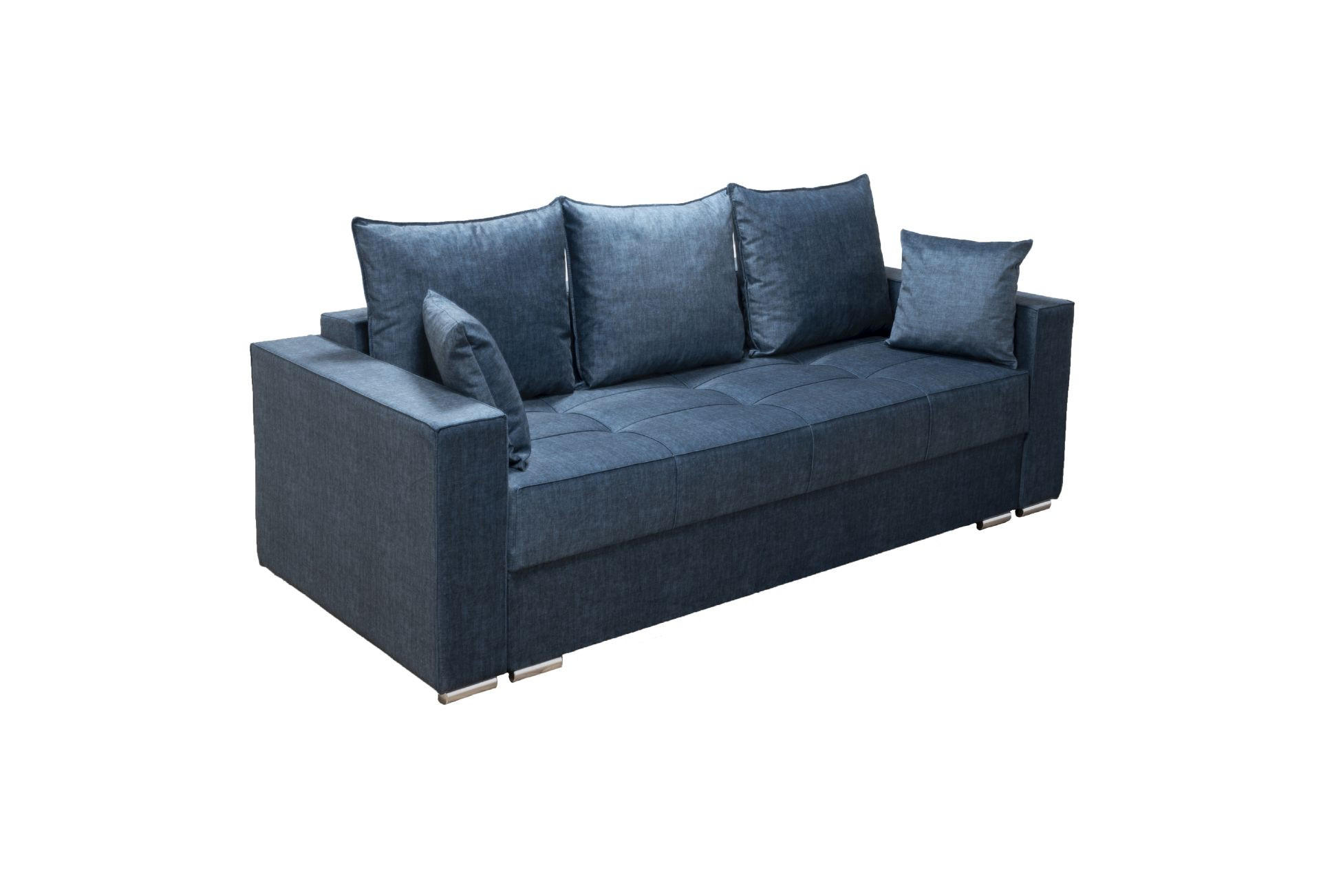 CANAPEA EXTENSIBILA textil albastru  - albastru, Basics, textil (230/65/100cm) - Carryhome
