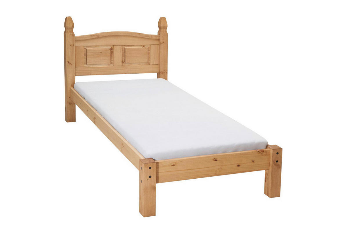 BETT 90/200 cm  in Naturfarben, Honig  - Naturfarben/Honig, Natur, Holz (90/200cm) - Livetastic