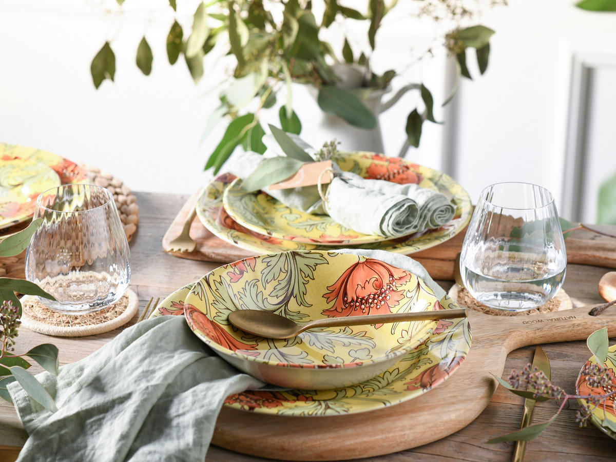 TAFELSERVICE Multicolor Florentina 18-teilig  - Multicolor, Basics, Keramik (31/30/32cm) - Creatable