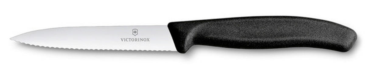 GEMÜSEMESSER Swiss Classic  - Silberfarben/Schwarz, KONVENTIONELL, Kunststoff (2.1/1.2/21.2cm) - Victorinox