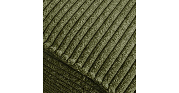 HOCKER Cord Grün  - Schwarz/Grün, Design, Textil/Metall (60/49/53cm) - Landscape