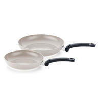 PFANNENSET CERATAL CLASSIC Aluminium 2-teilig  - Grau, Basics, Metall - Fissler
