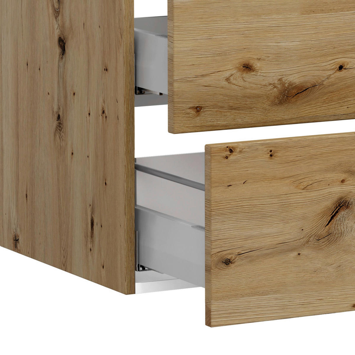 WASCHTISCHKOMBI  - Schwarz/Eiche Artisan, MODERN, Keramik/Holzwerkstoff (80/54/47cm) - Held