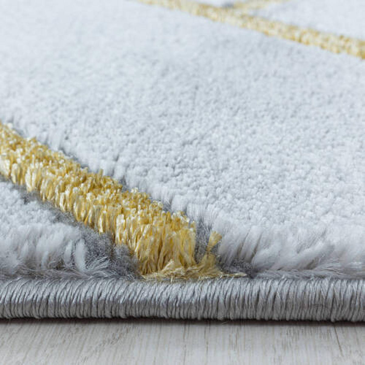 GOLVLÖPARE 80/250 cm Naxos 3813 Gold  - guldfärgad, Design, textil (80/250cm)