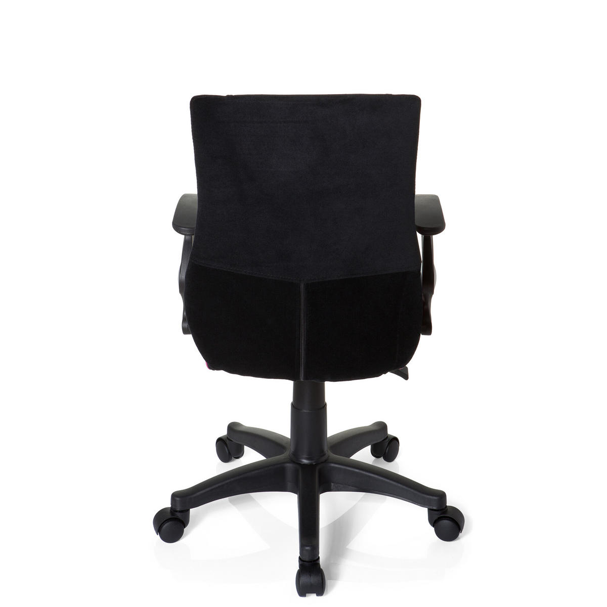 MLADINSKI VRTLJIVI STOL umetna masa črna, pink  - roza/pink, Basics, umetna masa (50/87-97/40cm) - MID.YOU