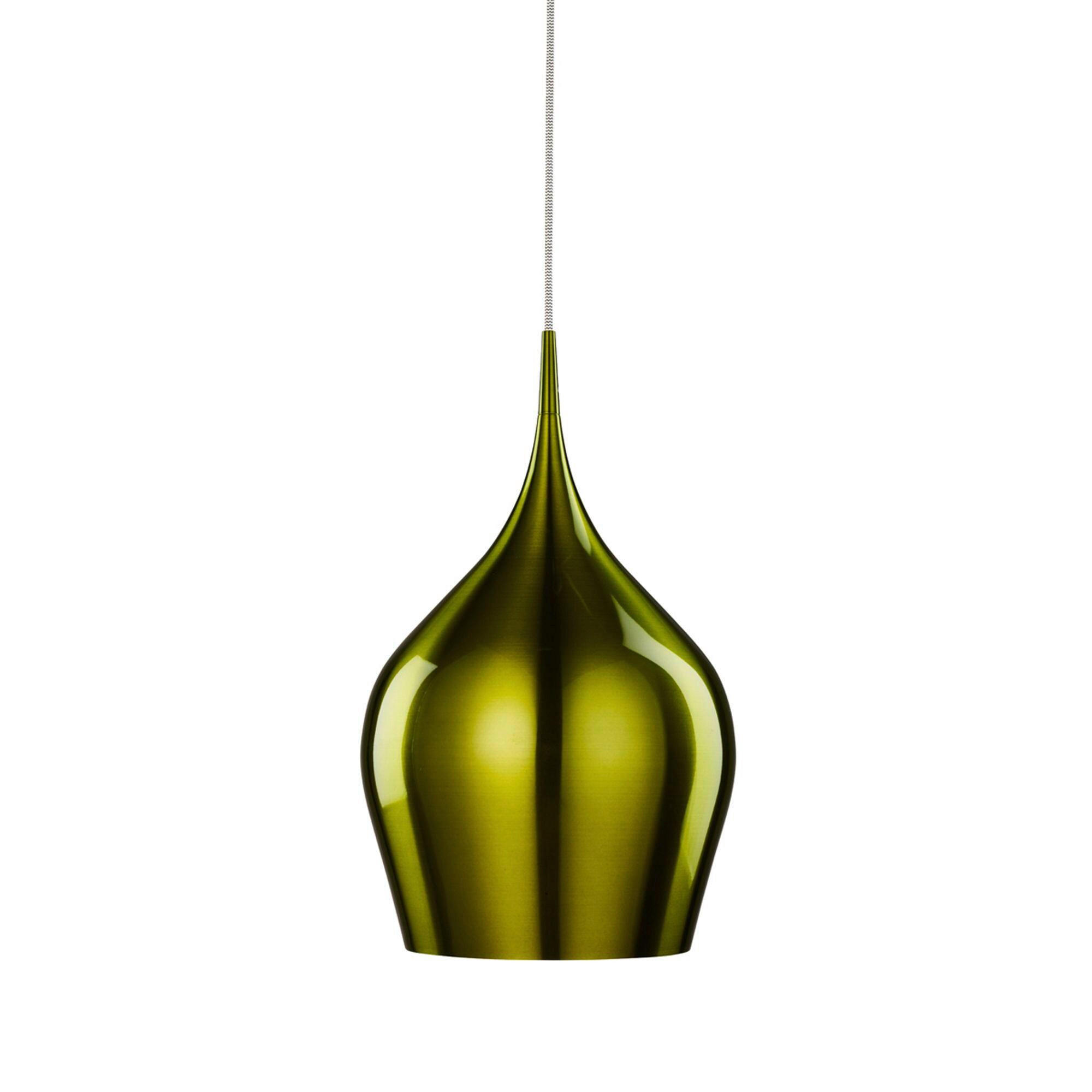 PENDELLAMPA Vibrant 26/160 cm  - grön, Design, metall (26/160cm)