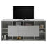 LOWBOARD - Silberfarben/Hellgrau, Design, Holzwerkstoff (190/86/48cm) LOWBOARD - Silberfarben/Hellgrau, Design, Holzwerkstoff (190/86/48cm)