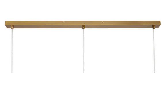 HÄNGELEUCHTE 106/30/150 cm  - Weiß, Trend, Glas/Metall (106/30/150cm) - Novel
