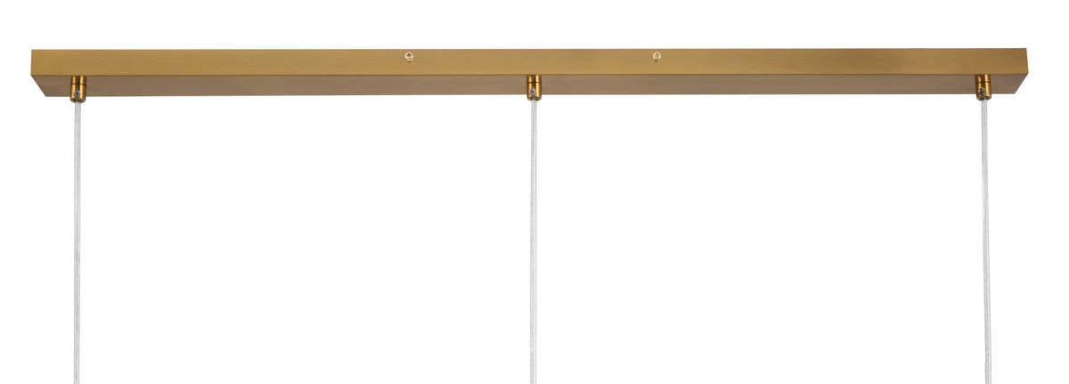 HÄNGELEUCHTE 106/30/150 cm  - Weiß, Trend, Glas/Metall (106/30/150cm) - Novel