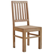 STUHL Akazie massiv Braun - Braun, LIFESTYLE, Holz (45/100/45cm) - Carryhome