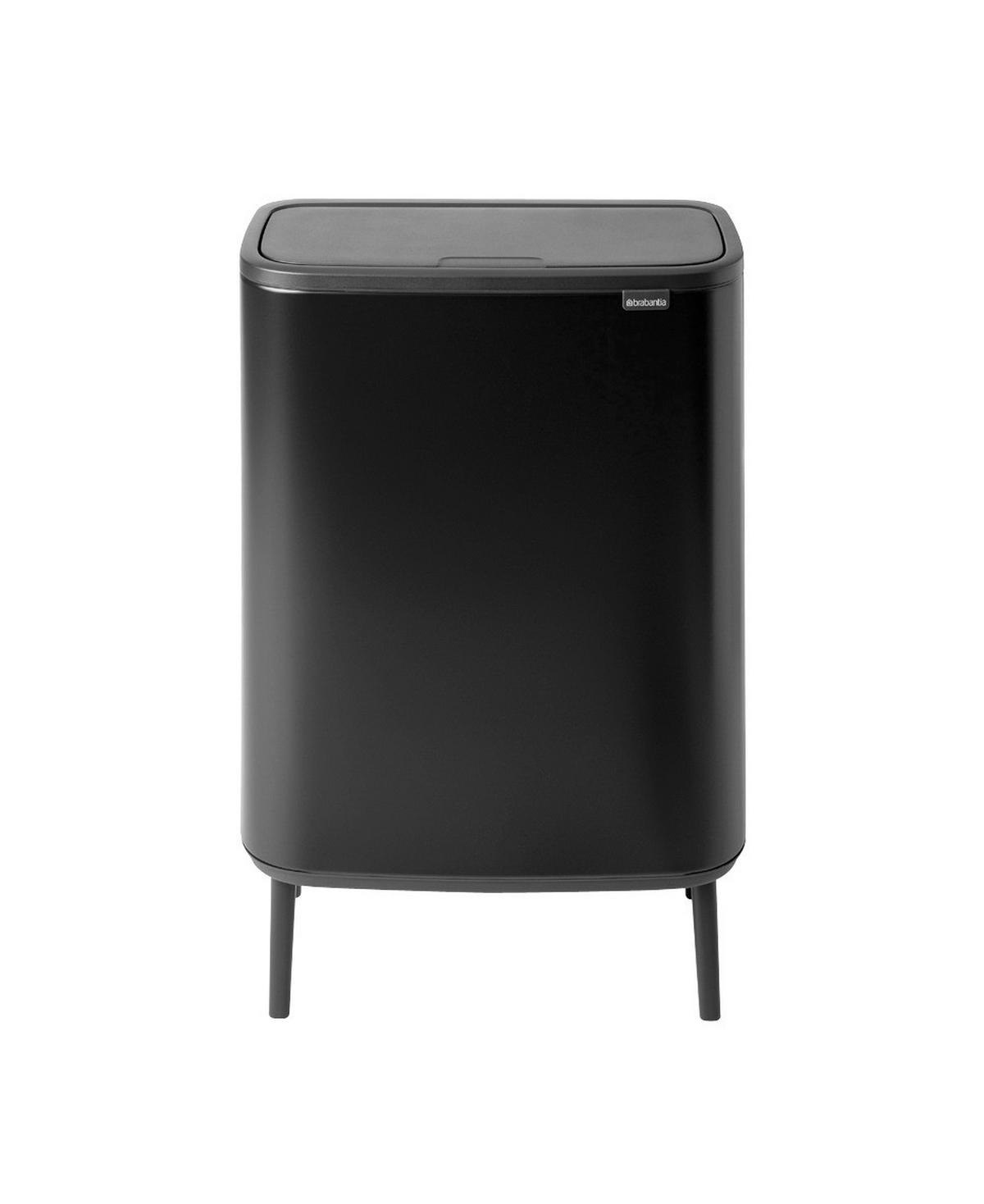 KOŠ ZA SMETI - črna, Basics, kovina/umetna masa (54.5/81.5/31.2cm) - Brabantia