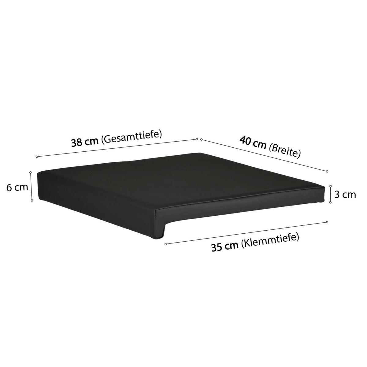 KLEMMKISSEN 2er Set 40/35/38/5/8 cm    - Basics (40/35/38/5/8cm)