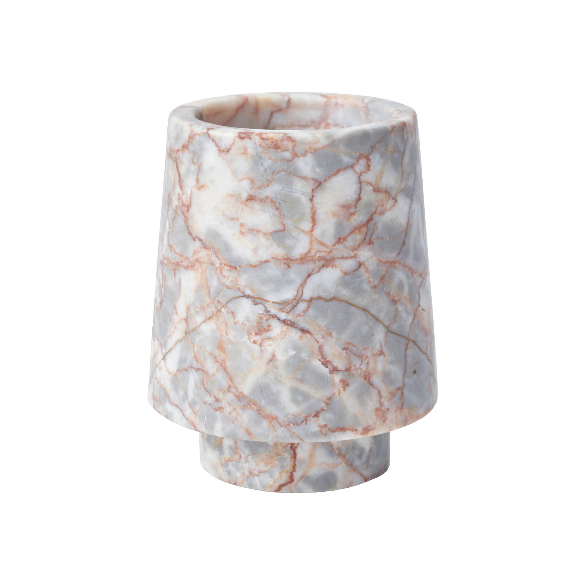 DRŽAČ ČETKICA ZA ZUBE  višebojno  kamen  Collection 2024.1  - višebojno, Konvencionalno, kamen (8.2/10.5cm) - Aquanova