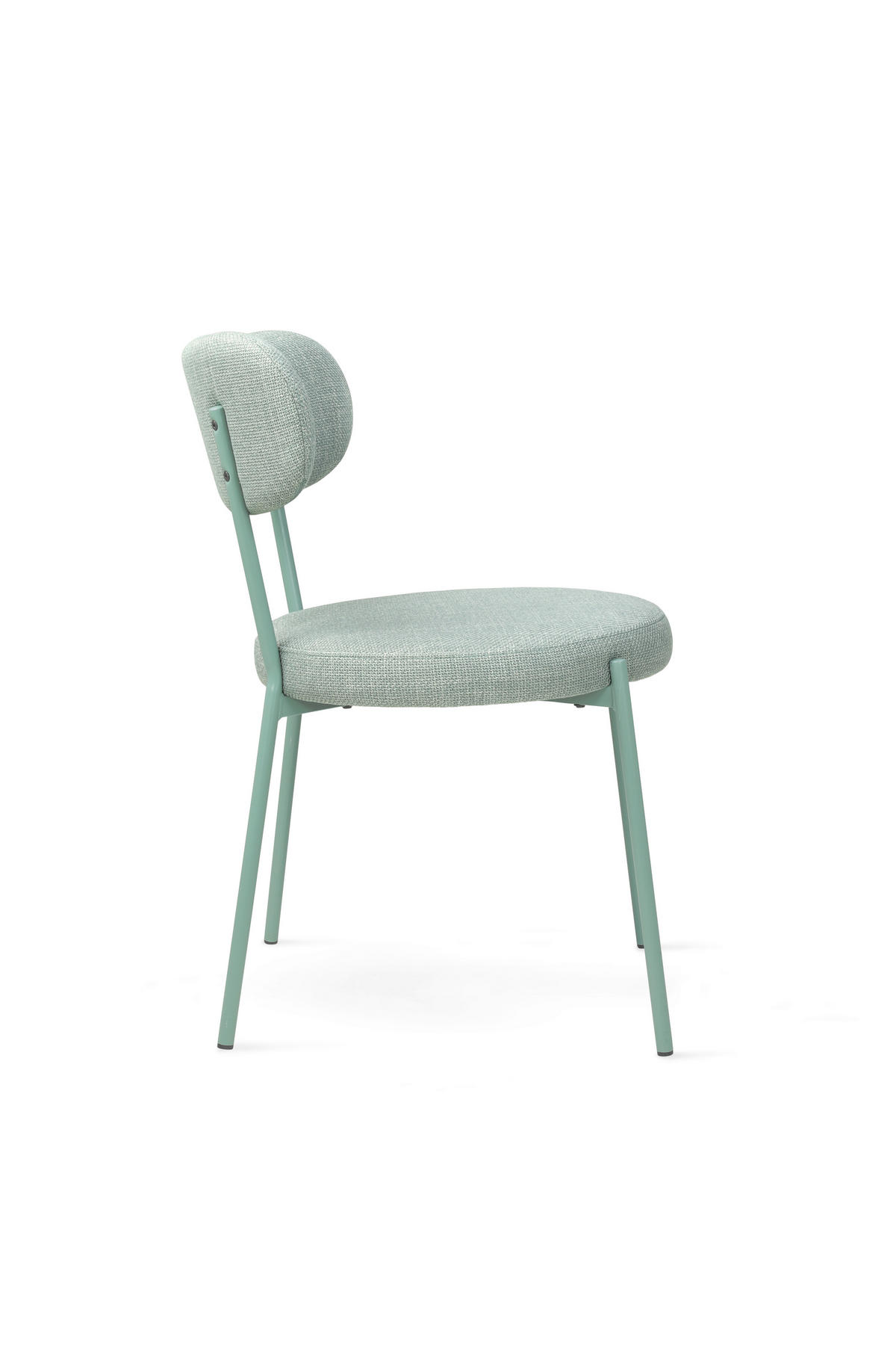 STUHL Webstoff Graugrün  - Graugrün, Basics, Textil/Metall (50/81,5/59cm) - Tom Tailor