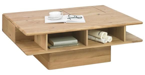 COUCHTISCH in Holz 110/80/39 cm - Eichefarben, Design, Holz (110/80/39cm) - Valnatura