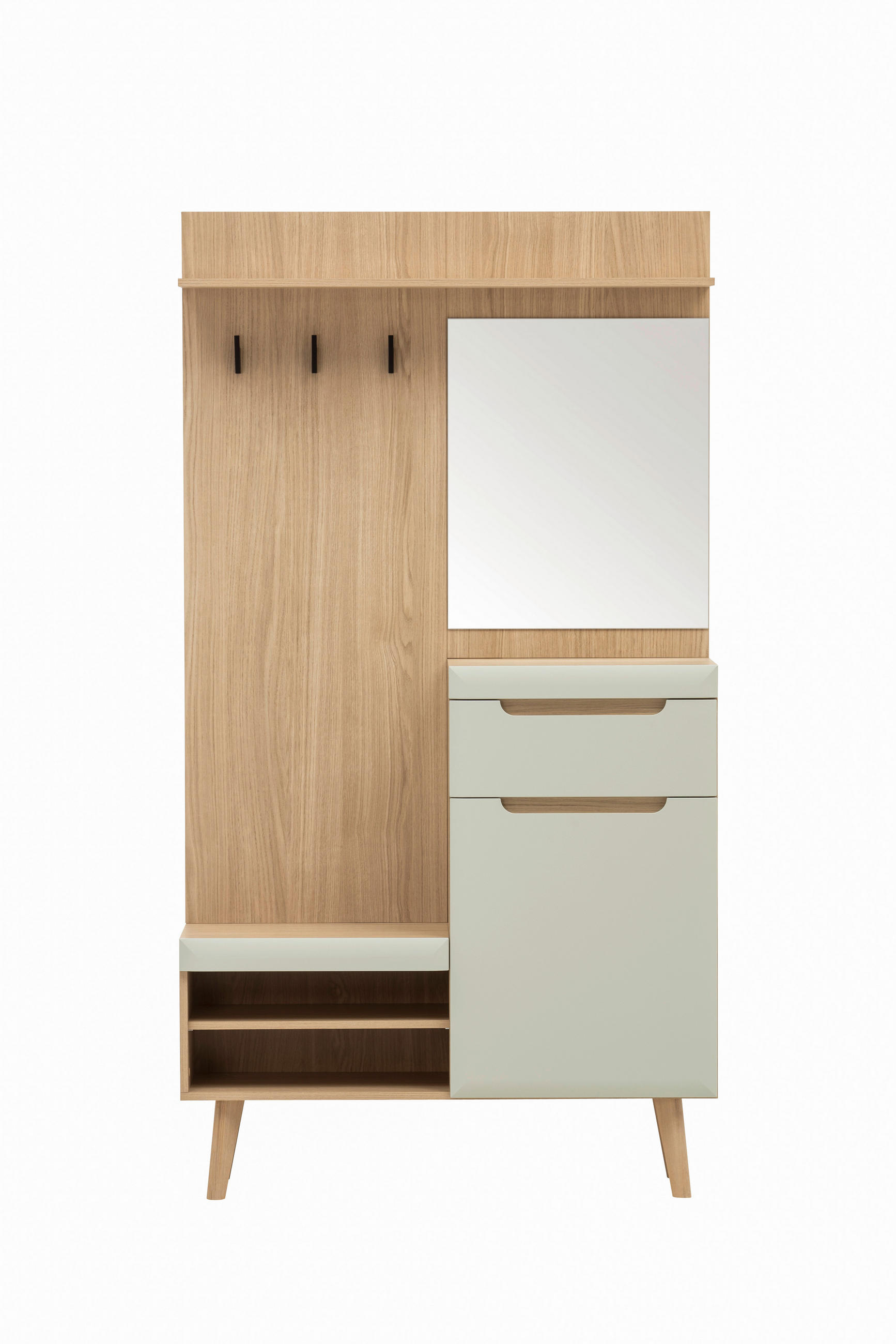 GARDEROBE  in 107/197/34 cm  - Eichefarben, Design, Holzwerkstoff (107/197/34cm) - MID.YOU