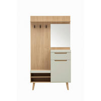 GARDEROBE  in 107/197/34 cm  - Eichefarben, Design, Holzwerkstoff (107/197/34cm) - MID.YOU