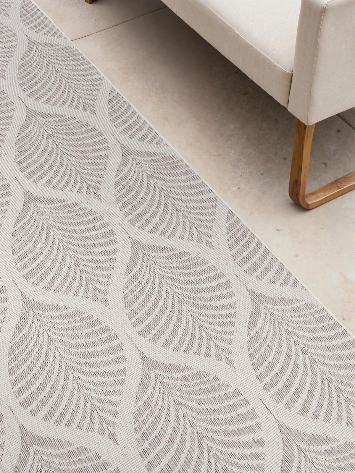 LÄUFER 80/250 cm Duet  - Weiß/Grau, Design, Kunststoff (80/250cm) - Hanse Home