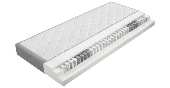 BOXSPRINGBETT 240/200 cm in Beige - Wengefarben/Beige, Trend, Holz/Textil (240/200cm) - Esposa