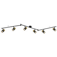 SPOTLIGHT 180/8/18,5 cm   - mörkgrå/svart, Basics, metall/plast (180/8/18,5cm) - Globo