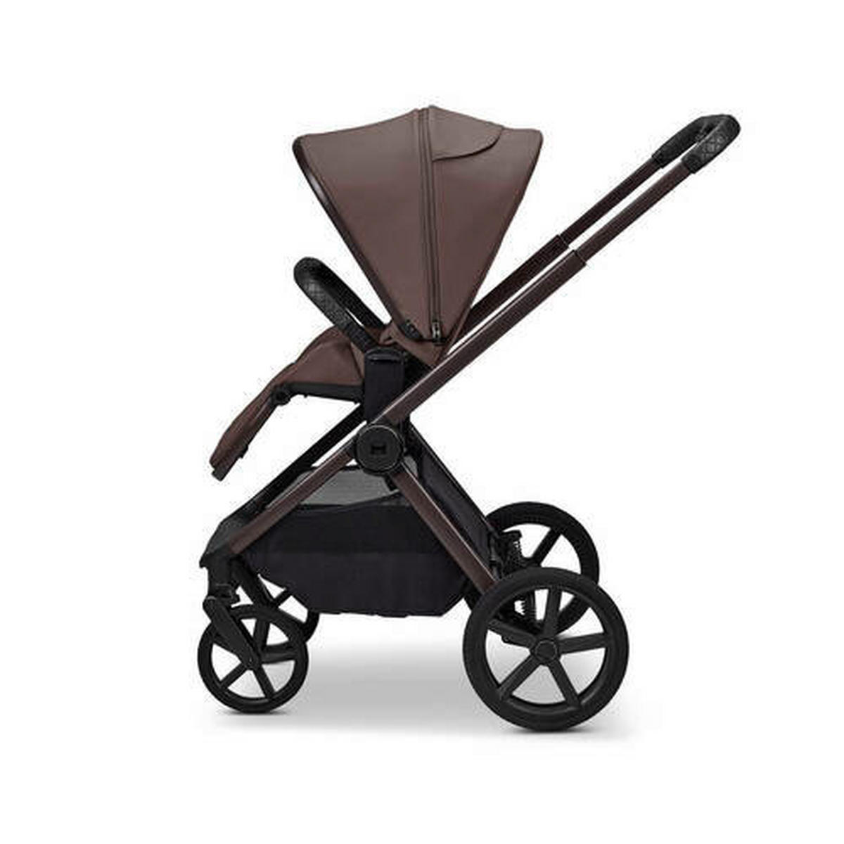 KOMBIKINDERWAGEN  Gio Fold ETPU  Greige  - Greige/Braun, Basics, Textil/Metall (120/58/92cm) - Moon Edition