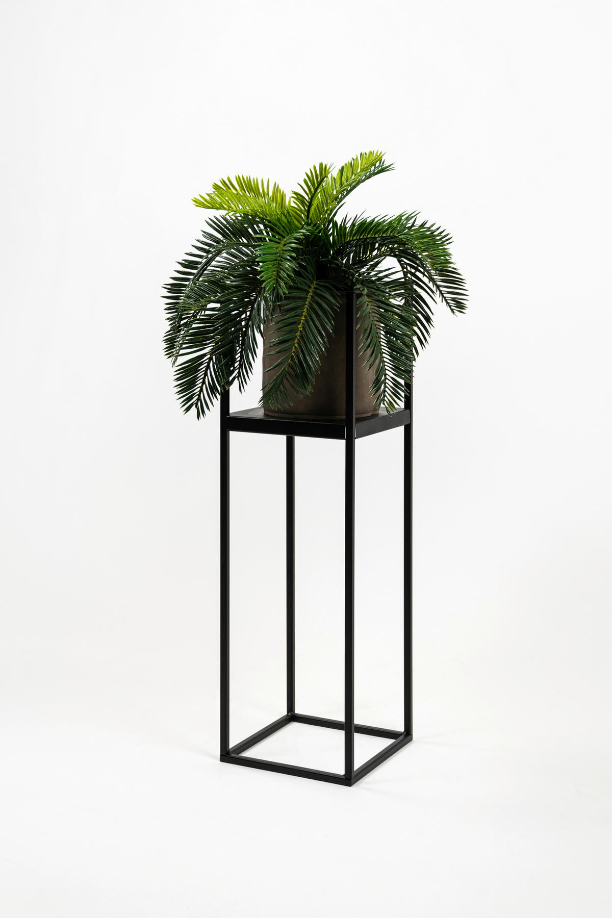 BLUMENSTÄNDER Metall  - Schwarz, Basics, Metall (19/62/19cm)