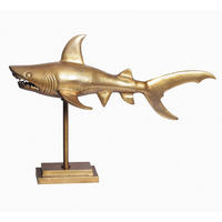 DEKORATIONSDJUR - guldfärgad, Design, metall (70/49/27cm) - Livetastic