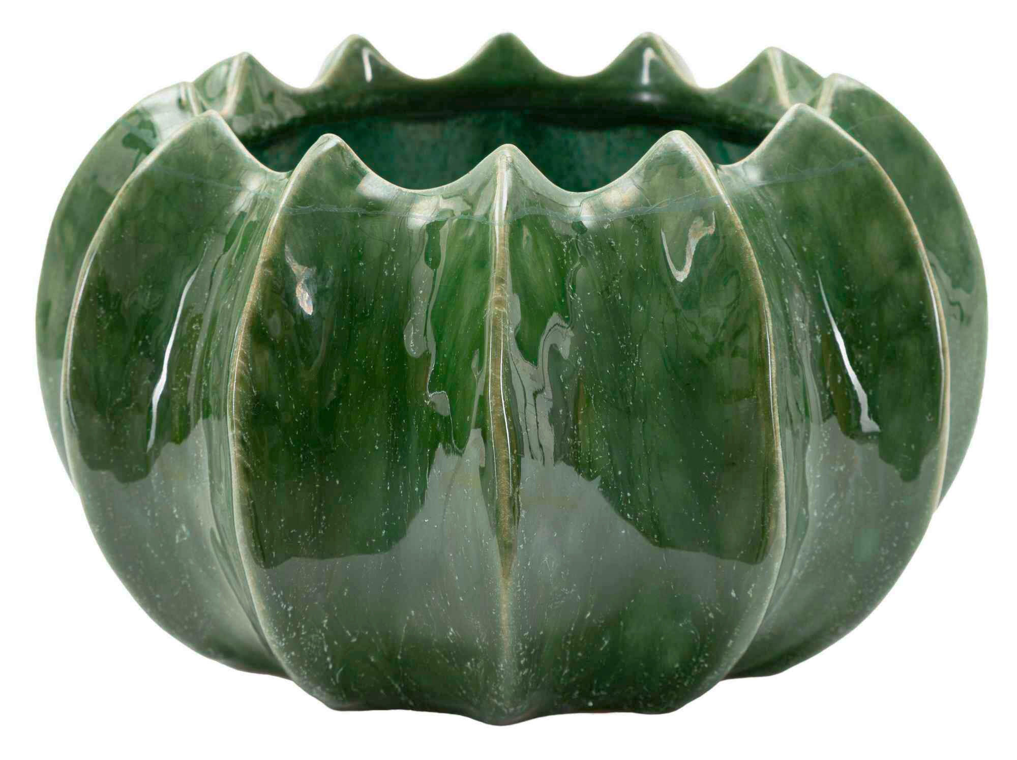 Vase Cactus Basket Grün B: 22 Cm