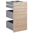 SCHUBLADENSET 45,3/83/46,8 cm   - Eichefarben, KONVENTIONELL, Holzwerkstoff (45,3/83/46,8cm) - Hom`in