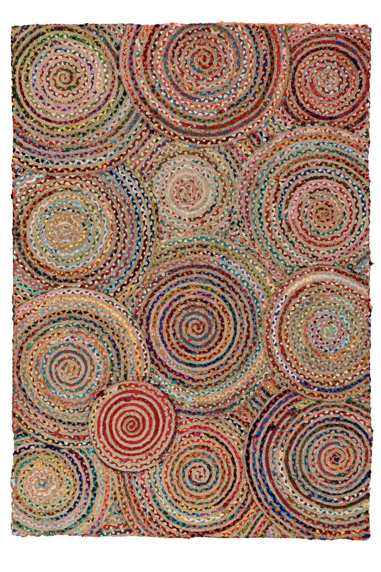 FLACHWEBETEPPICH 160/230 cm Multicolor rechteckig  - Multicolor, Basics, Textil (160/230cm) - Kayoom