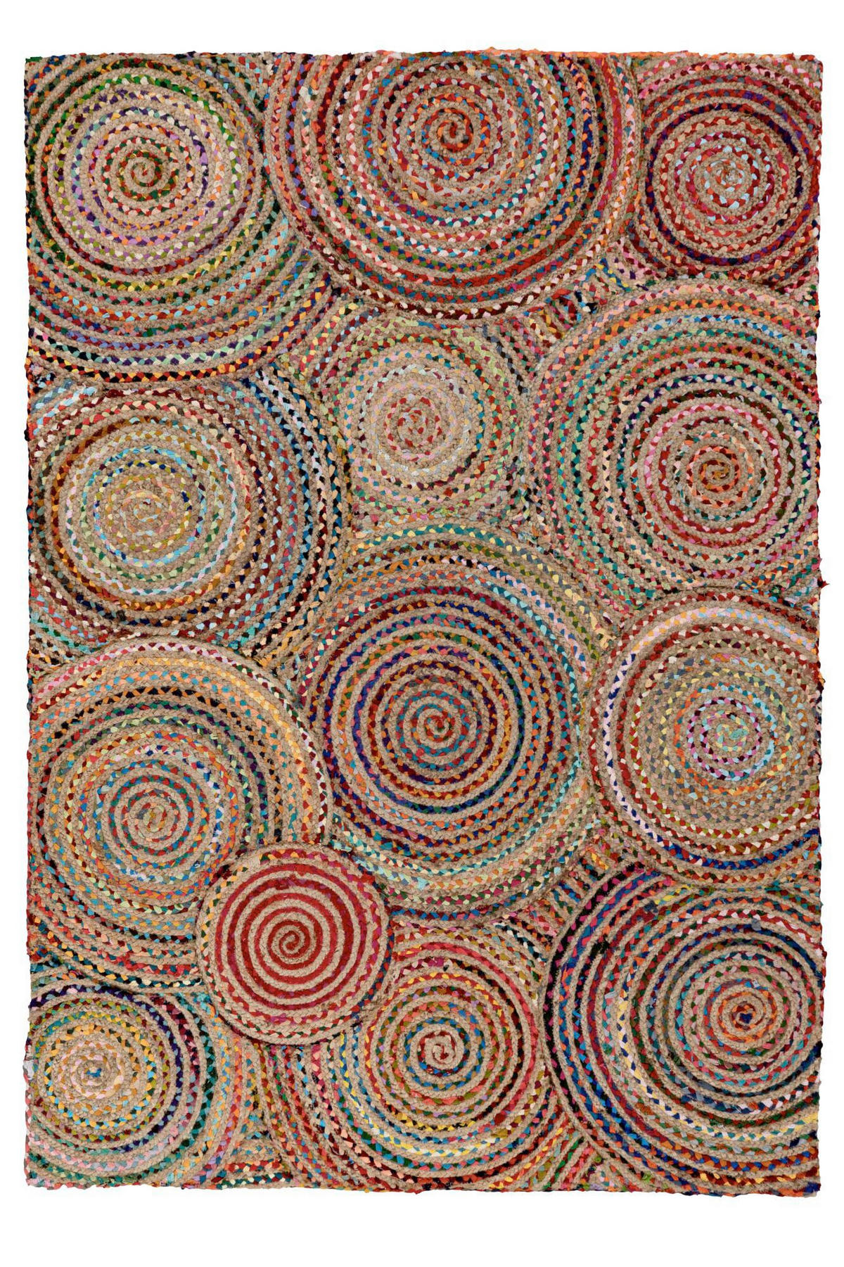 FLACHWEBETEPPICH 160/230 cm Multicolor rechteckig  - Multicolor, Basics, Textil (160/230cm) - Kayoom