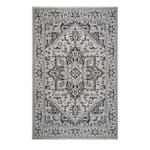 OUTDOORTEPPICH 80/150 cm Plutus Grau, Schwarz  - Schwarz/Grau, Design, Kunststoff (80/150cm) - Novel