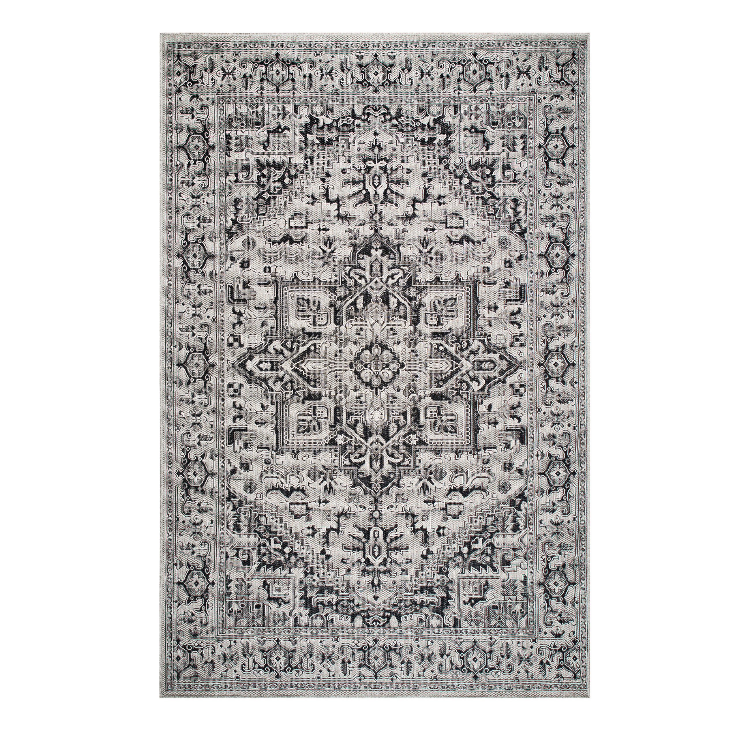 Novel Outdoorteppich Plutus Grau, Schwarz 200x290 cm