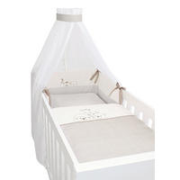 SET ZA DJEČJI KREVETIĆ  100/135 cm    Wild Friends  - taupe, Basics, tekstil (100/135cm) - Patinio