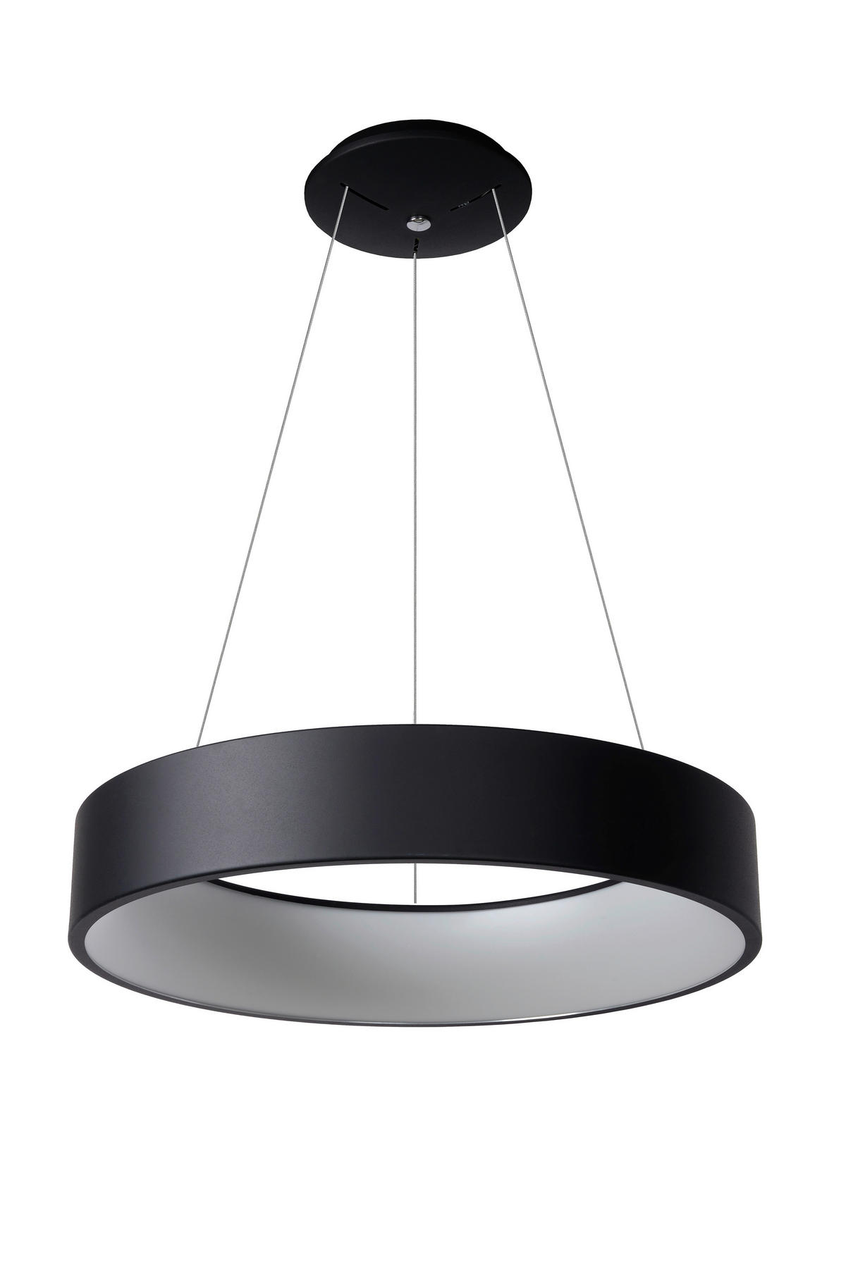 LED-HÄNGELEUCHTE 60/60/142 cm    - Schwarz, Design, Metall (60/60/142cm) - Lucide