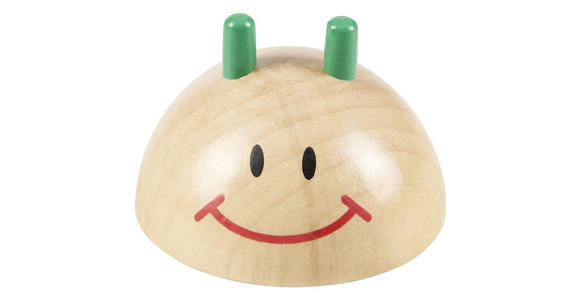 MOTORIKSPIEL Raupe  - Multicolor, Basics, Holz/Holzwerkstoff (33/12,5cm) - My Baby Lou