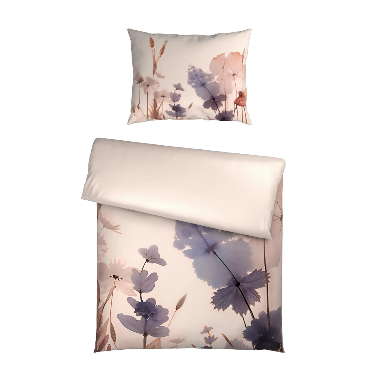 OBOUSTRANNÉ POVLEČENÍ, satén, přírodní barvy, 140/220 cm - přírodní barvy, textil (140/220cm) - Novel