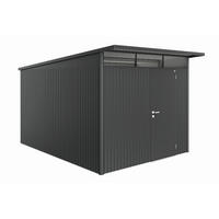 GERÄTEHAUS 260/222/380 cm  - Dunkelgrau, Basics, Metall (260/222/380cm) - Biohort