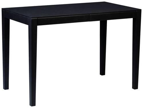 SCHREIBTISCH 110/60/75 cm  in Schwarz  - Schwarz, KONVENTIONELL, Holzwerkstoff (110/60/75cm) - Livetastic