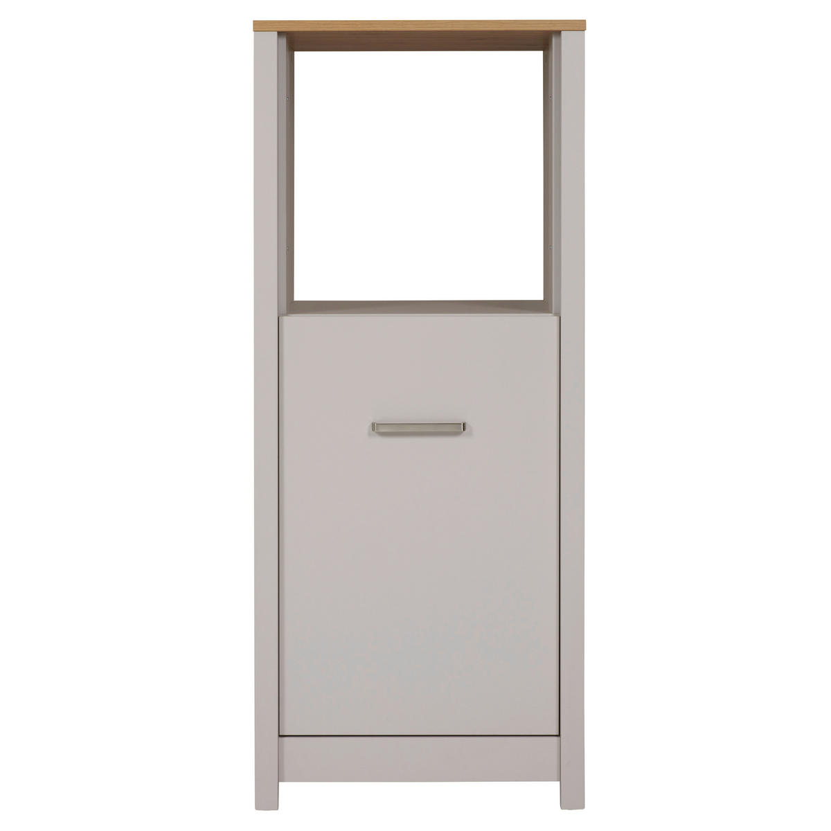 OMARA ZA VGRADNO NAPRAVO - srebrne barve/kašmir, Moderno, kovina/leseni material (70/167/60cm) - Xora