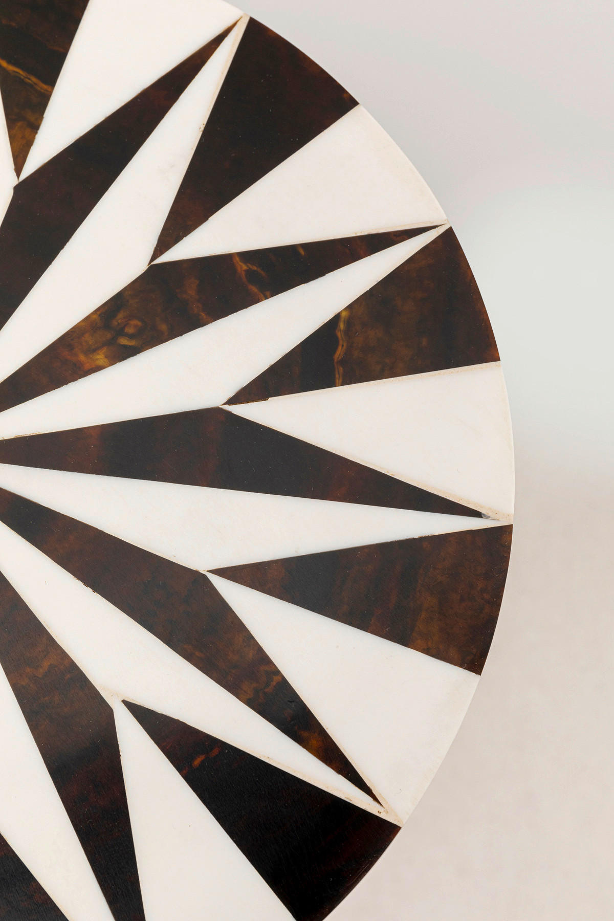 BEISTELLTISCH in Metall, Kunststoff, Holzwerkstoff 25/25/50 cm  - Dunkelbraun/Goldfarben, Design, Holzwerkstoff/Kunststoff (25/25/50cm) - Ambia Home