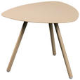 BEISTELLTISCH Creme  - Creme, Design, Metall (50/50/40cm) - Xora