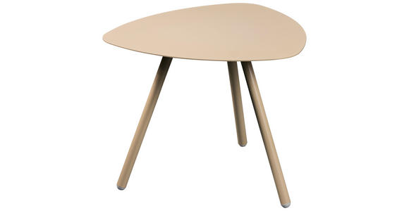 BEISTELLTISCH Creme  - Creme, Design, Metall (50/50/40cm) - Xora