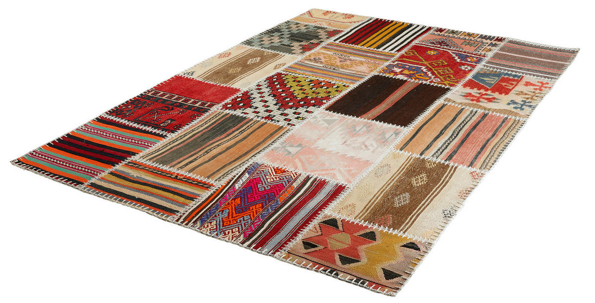 WEBTEPPICH 120/170 cm Multicolor  - Multicolor, Basics, Textil (120/170cm) - Obsession