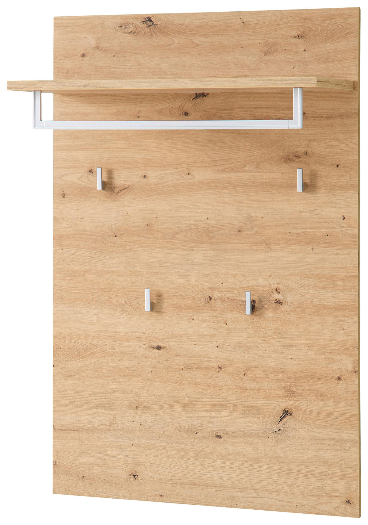 GARDEROBENPANEEL  in 78/117/30 cm  - Eiche Artisan, Design, Holzwerkstoff/Metall (78/117/30cm)