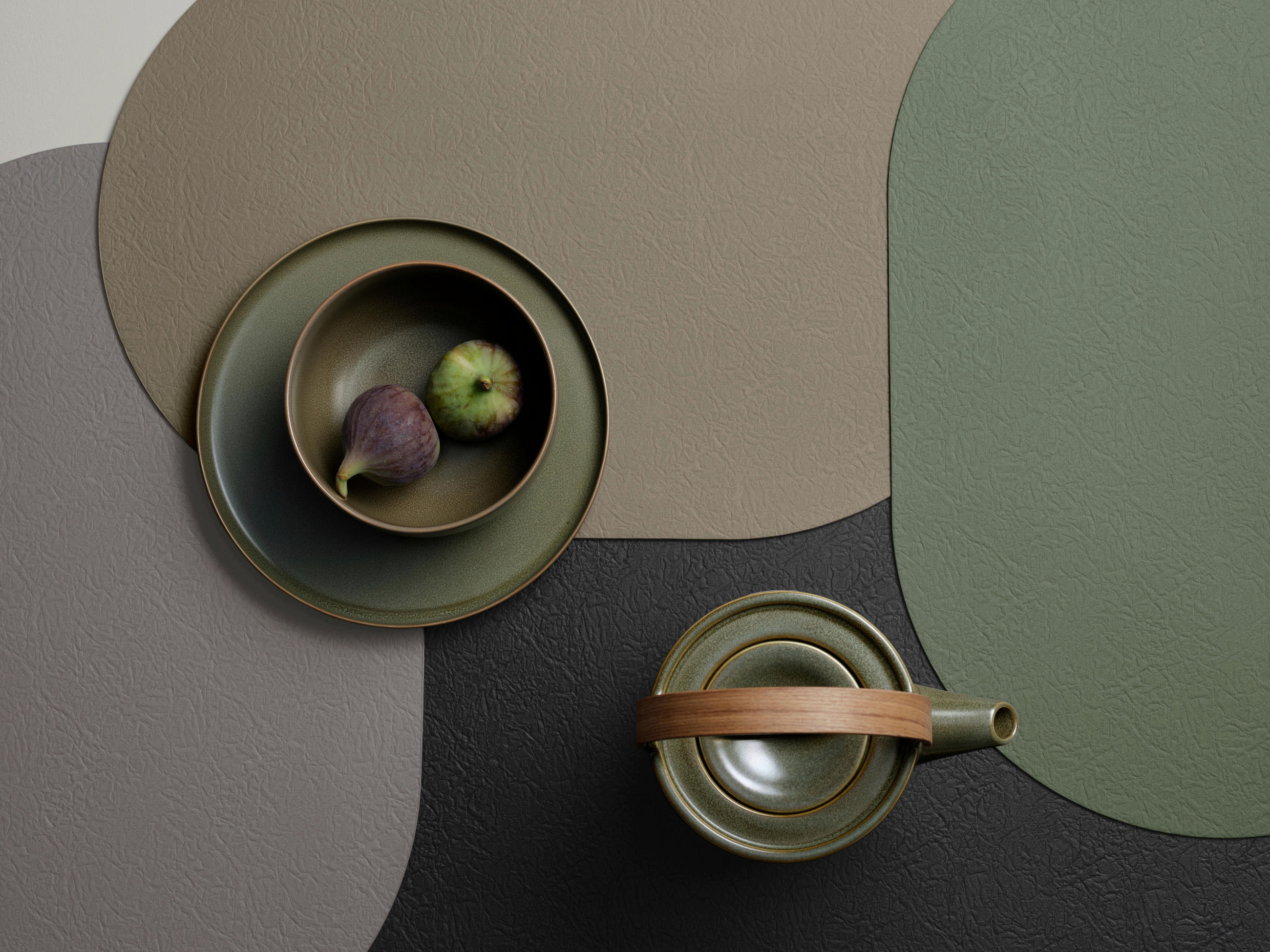 TISCHSET Kunststoff Smaragdgrün 49,5/33 cm  - Smaragdgrün, KONVENTIONELL, Kunststoff (49,5/33cm) - ASA