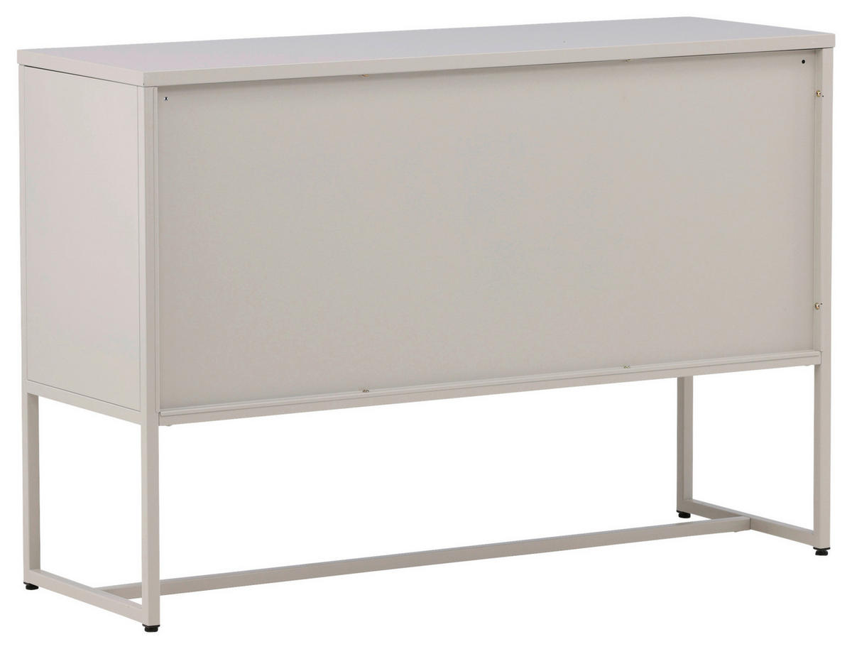 SIDEBOARD  in 120/80/40 cm  - Beige, Design, Metall (120/80/40cm) - Livetastic