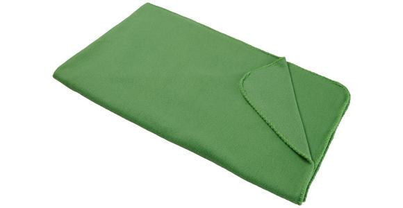 FLEECEDECKE BAKU 130/160 cm - Grün, Basics, Textil (130/160cm) - Boxxx