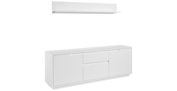 TV-ELEMENT Weiß 169/180/38 cm - Weiß, MODERN, Holzwerkstoff (169/180/38cm) - Carryhome